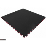 Kilimas sportui Bruce Lee Karate Puzzle Mat, 104x104x2 cm, juodas/raudonas