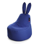 Vaiki&scaron;kas sėdmai&scaron;is Qubo&trade; Baby Rabbit Blueberry, gobelenas, tamsiai mėlynas
