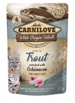 Carnilove konservai katėms su upėtakiu ir ežiuolėmis 85g
