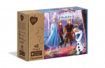 Dėlionių rinkinys Clementoni Ledo &scaron;alis 2 (Frozen 2), 3x48 d.