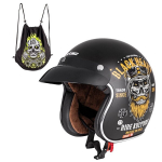 Moto &scaron;almas W-TEC V541 Black Heart - Ride Culture juodas XS