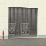 Juostų užuolaidai ritinys, PVC, 3x300mm, 25m