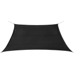 Tentas nuo saulės vidaXL, 2 x 2 m, juodas