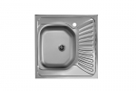 Virtuvės plautuvė Artenova E60X60 (0,40mm) uždedama