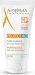 Kremas nuo saulės A-Derma Protect AC Mattifying Fluid Spf50 40ml