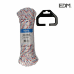 Nylono pintinė virvė - EDM - 25 m - Balta - 1 ritė - Atspari ir ilgaamžė