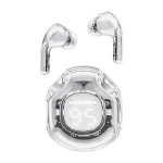 Belaidės ausinės su dėklu T8 Bluetooth TWS baltos