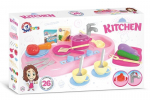 Virtuvės rinkinys su priedais 6177, 26 d., rožinis