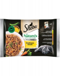 Sheba Nature&rsquo;s Collection suaugusioms katėms su pauk&scaron;tiena, 13x(4x85g)