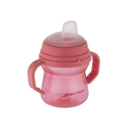 Gertuvė su silikoniniu snapeliu Canpol Babies FirstCup, rožinė, 6mėn+, 150 ml