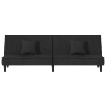 Sofa-lova su porankiais vidaXL, juoda