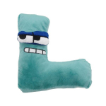 Mink&scaron;tas žaislas raidė L, 20 cm