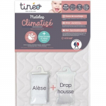 Temperatūrai reguliuojamas čiužinys TINEO 60x120 cm + paklotas + apsauginė danga (rinkinys)