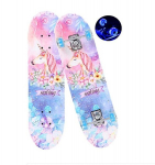 Riedlentė Aoli LED Skateboard vienaragis/unicorn, 80 cm