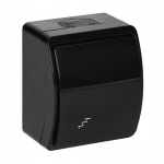 Laipsninis jungiklis Aquatic Ip44 juodas, montuojamas ant pavir&scaron;iaus