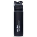 Termo puodelis Contigo Free Flow 700 ml &ndash; su snapeliu, Juodas