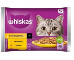 Whiskas suaugusioms katėms su vi&scaron;tiena ir kalakutiena, 52x85 g