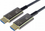 PremiumCord Ultra High Speed HDMI 2.1 optinis pluo&scaron;to kabelis 8K/60Hz, auksu padengtas 20m