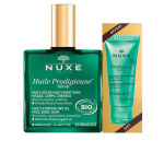 Kūno priežiūros rinkinys Nuxe Prodigieux Huile: kūno aliejus, 100 ml + du&scaron;o žėlė 30 ml