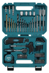 Įrankių rinkinys Makita E-15095, 60 vnt.