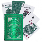 Kortų kaladė Bicycle Jacquard, žalia