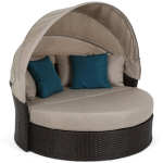 Sodo sofa Sydney, ruda