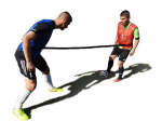 Futbolo treniruočių diržai Yakimasport, 150 cm, 2 vnt, juodi