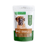 Nature's Protection vi&scaron;tienos juostelių skanėstai &scaron;unims su sezamo sėklomis, 75 g