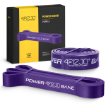 Pasiprie&scaron;inimo guma Power Band 4Fizjo, violetinė
