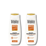 Atkuriamasis plaukų balzamas su keratinu Vit&eacute;lite Keratin, 2x250 ml