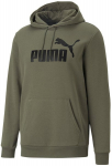 Puma džemperis vyrams Ess Big Logo Hoodie 586687 36, žalias