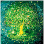 Tapyba pagal skaičius &Scaron;eimos medis 50x50 cm