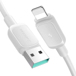 iPhone USB kabelis, 1.2m, baltas