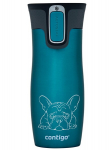Termo puodelis Contigo West Loop 2.0 470 ml &bdquo;Buldogas Prancūzi&scaron;kas &ndash; Biscay Bay&rdquo;