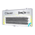 Netikrų blakstienų kuokeliai Clavier BeDU2O 13 mm dviguba apimtis