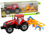 Traktorius su frikciniu grėbliu Lean Toys
