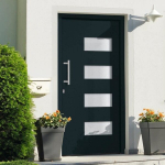 vidaXL Priekinės durys antracito spalvos 100x200cm 3056827