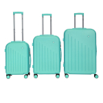 lagaminų su ratukais rinkinys xl+l+m green barut abs solid