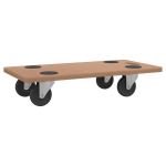 Platforminiai vežimėliai gėlėms vidaXL, 6vnt.