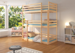 Dviauk&scaron;tė lova Adrk Furniture Tedro, 80x180 cm, ruda
