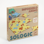 Loginis žaidimas - Impossiblo - Gyvūnai (LT,LV,EN,RU) Djeco Sologic DJ00808