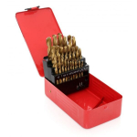Metalo grąžtų komplektas HSS-Co, 29vnt. 1.5-12.7mm