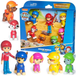 Figūrėlių rinkinys Paw Patrol 7in1 Rescue Wheels Ryderis ir &scaron;uniukai