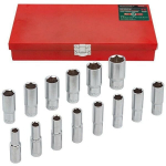 Rockforce Ilgi 6-kampiai galvučių rinkinys 1/2", 14 vnt. (11-30mm)