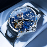 Vyri&scaron;ki Laikrodžiai Tourbillon Stiliaus Automatinis Mechaninis Laikrodis, Skirtas Man Wat