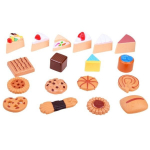 Arbatos puodelių rinkinys su pyragėliais