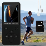 MP3 grotuvas 32G Atminties Kortelė MP3 Muzikos Grotuvas MP4 Vaizdo Grotuvas, Juoda