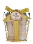 ACCENTRA - Parfumuotas kūno priežiūros rinkinys (vanilės aromato), 3 dalys