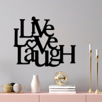 Pakabinama dekoracija Live-Love-Laugh, 1 vnt.