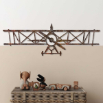 Pakabinama dekoracija Rusty Airplane, 1 vnt.